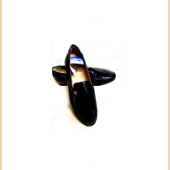Rare/Unique Genuine High Grain Top Grade Leather Black Spanish Shoes main image 11